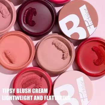 Тонкая текстура, долговечная, не размазывающаяся косметика, румяна для лица, профессиональный ежедневный макияж для вечеринок D