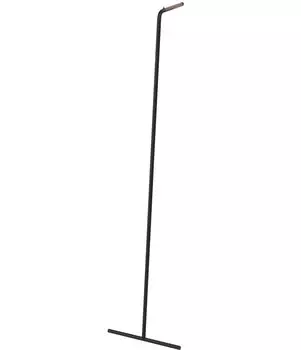 Тонкая вешалка Yamazaki Jitsugyo, черная, х Г42 см, В160 см, вешалка-стойка, вешалка для пальто 7551, прибл.. Ш38.5 чёрный