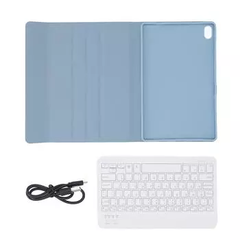 Тонкая защитная подставка для клавиатуры с RGB-подсветкой, съемная магнитная клавиатура для Tab P11 синий