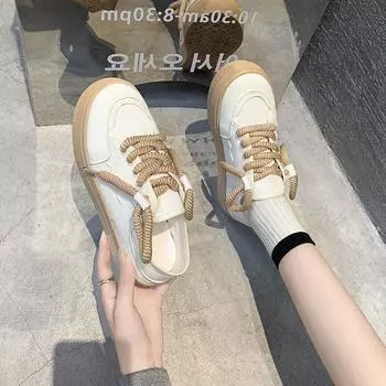 Тонкие дышащие парусиновые туфли женские 2024 осень новые студенческие повседневные туфли для досок розово-красные ноги две белые туфли 35