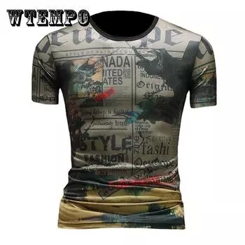 Тонкие футболки в стиле ретро, летние повседневные рубашки с круглым вырезом и короткими рукавами, мягкие топы, индивидуальные футболки в европейском стиле, уличная мода XXXXL