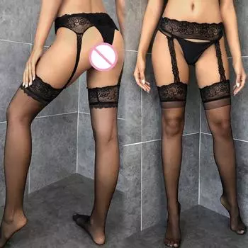 Тонкие колготки женские черные сексуальные чулки колготки нейлоновые колготки на подтяжках женские открытые полые сексуальные костюмы комплект нижнего белья XXS