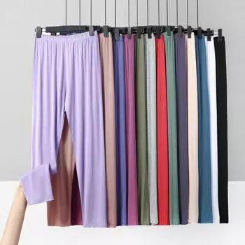 Тонкие леггинсы из модала большого размера, от XL до 8XL, однотонные леггинсы до щиколотки, женские эластичные брюки для тренировок, утягивающая основа XL белый