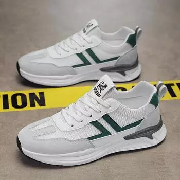 Тонкие мужские сетчатые туфли, летняя новая дышащая повседневная обувь, модные сетчатые легкие кроссовки для бега, спортивная обувь 39