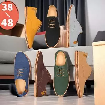 Тонкие мужские туфли Four Seasons Оксфордские туфли Повседневная обувь Классическая удобная обувь Деловая официальная мужская обувь 48