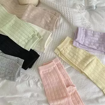 Тонкие носки средней длины с пятью пальцами и разделенным носком из хлопка, летние носки с пятью пальцами, впитывающие пот, вентилирующие, охлаждающие чёрный