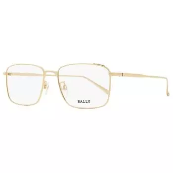 Тонкие прямоугольные очки Bally для мужчин By5027d 028 Gold 55mm 028