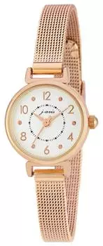 Тонкие сетчатые часы с ремешком [J-AXIS] J-AXIS BL1132-PG BL1132-PG