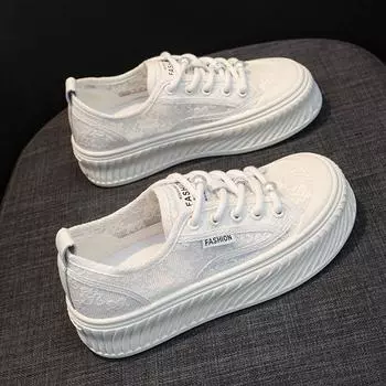 Тонкие сетчатые дышащие маленькие белые туфли, детские летние новые универсальные туфли для рыбалки на толстой подошве, повседневные спортивные туфли для сноуборда 35