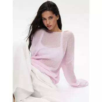 Тонкие сексуальные женские топы, блузка, пуловер с v-образным вырезом, однотонные корейские свободные солнцезащитные женские костюмы, большие размеры L белый