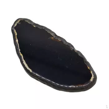 Тонкие срезы агата, подвески, с просверленным отверстием