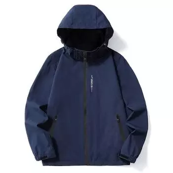 Тонкие уличные ветровки для мужчин и женщин, походная одежда, повседневные штурмовые куртки M чёрный