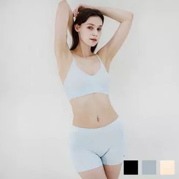 Тонкий 9-ти прохладный комплект из искусственного шелка - 3 цвета Off-white L