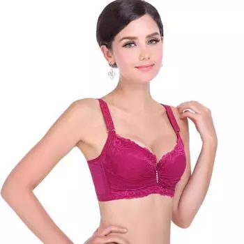 Тонкий бюстгальтер со стальным ободом, маленькая грудь с двойной грудью, сексуальное женское нижнее белье, женский регулируемый бюстгальтер. 34/75B