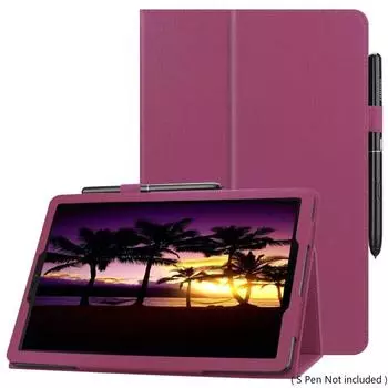 Тонкий чехол из искусственной кожи для Samsung Galaxy Tab A 10,5 2018 SM-T590 T595 T597 Чехол для планшета Samsung Galaxy Tab A 10,5 дюймов красный