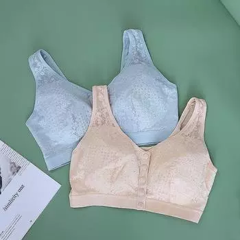 Тонкий дышащий бюстгальтер для груди послеоперационный бюстгальтер из шелка Mulberry искусственная грудь протез груди после удаления груди женское нижнее белье из хлопка жилет 36/80 (85-50 kg recommended)