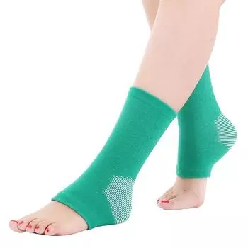 Тонкий дышащий защитный бандаж для защиты лодыжки, защита запястья от растяжения с фиксированным давлением, спортивный бандаж для защиты лодыжки L синий