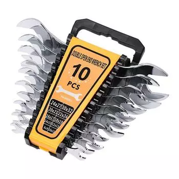 Тонкий гаечный ключ, двусторонний, с открытым зевом, жесткий ручной, сантехнический, колесо барабанной стиральной машины двойного назначения, тонкий гаечный ключ, трубный ключ 12/14/17 8pcs of thin open-end wrenches