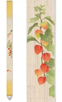 Тонкий гобеленовый льняной интерьерный гобелен настенный летний Hozuki 100% ручная окраска