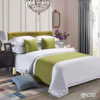 Тонкий хлопок линия однотонный покрывало дорожка для кровати плед для дома отель спальня постельные принадлежности декор протектор для полотенец дорожка для стола 50x180cm 1pcs