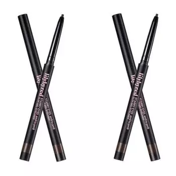 Тонкий карандаш для глаз Lilybyred 0,14 г, 2 матовых коричневых оттенка, 2 шт.