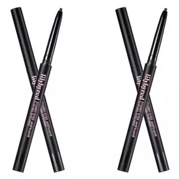 Тонкий карандаш для глаз Lilybyred 0,14 г, 1 матовый черный, 2 шт.
