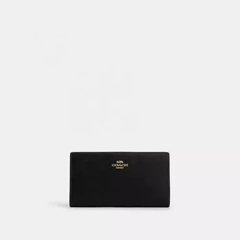 Тонкий кошелек Coach на молнии
