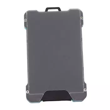 Тонкий кошелек с прозрачным карманом для карточек, держатель для карт из алюминиевого сплава с защитой от размагничивания, синий синий