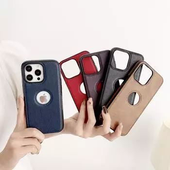 Тонкий кожаный чехол для телефона в деловом стиле для iPhone 15 14Plus 13 12 11 Pro Max XSMAX для Samsung S24 S23 S22 Ultra Plus, противоударный бампер, мягкая задняя крышка iPhone 6/6S красный