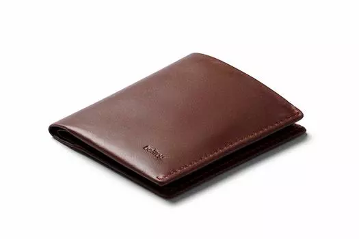 Тонкий кожаный кошелек Bellroy Note Sleeve с защитой RFID до 11 купюр и Cocoa RFID - (держит карты, монеты) - -