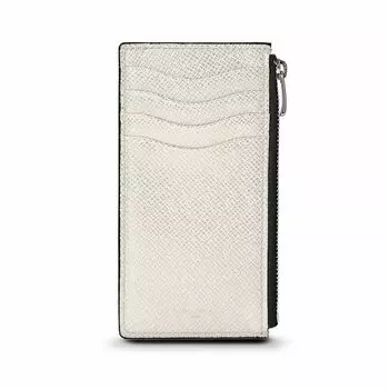 Тонкий мини-кошелек с клином, белый [Pelle Morvida] Кошелек/Аксессуары