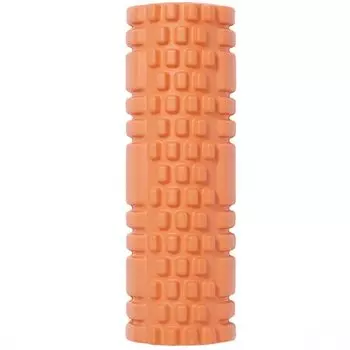 Тонкий неровный ролик для растяжки, диаметр 10 x длина, пенный ролик для миофасциального релиза TFL-03, приблизительно. приблизительно. 30,5 см (оранжевый) оранжевый
