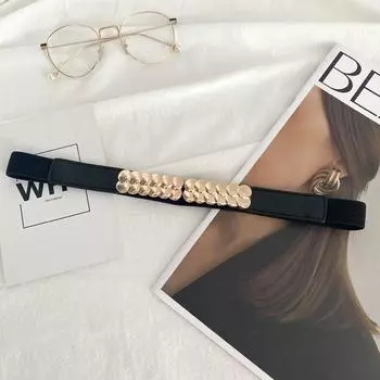 Тонкий пояс женский эластичный эластичный пояс декоративный платье талия с костюмом модный тонкий талия уплотнение