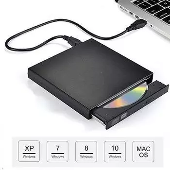 Тонкий портативный USB 2,0/3,0 внешний оптический привод DVD CD/DVD-ROM CD/DVD-RW плеер записывающее устройство для ноутбука/настольного компьютера/ПК