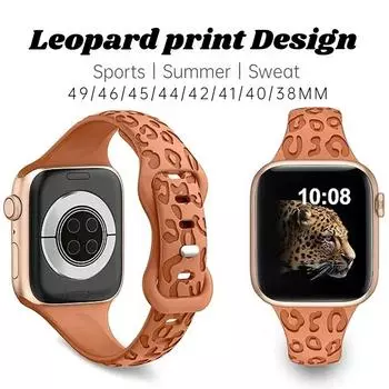 Тонкий ремешок для Apple Watch Band 46 мм 40 мм 41 мм 42 мм 38 мм 49 мм 44 мм 45 мм гравированный силиконовый браслет Correa Series 10 9 8 7 6 9 5 4 3 SE Ultra For 38mm 40mm 41mm чёрный