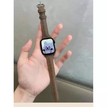 Тонкий ремешок из воловьей кожи Brillanview, совместимый с Apple Watch, 38/40/41