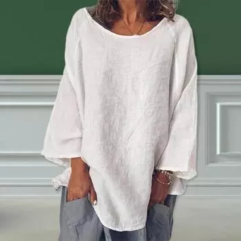 Тонкий топ средней длины с круглым вырезом, однотонный пуловер с длинными рукавами, блузка 2XL жёлтый