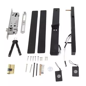 Тонкий умный замок с защитой от дождя, без ключа, WiFi, Bluetooth, цифровая клавиатура, отпечаток пальца, умный врезной дверной замок