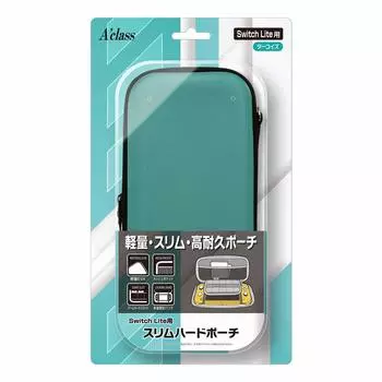 Тонкий жесткий чехол бирюзового цвета для Switch Lite
