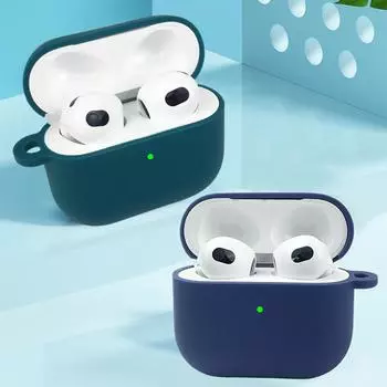 Тонкий жидкий силиконовый чехол толщиной 1,8 мм для Apple Airpods 3 2021, противоударный чехол для наушников, чехол для Airpods3 Air Pods 3, защитные чехлы