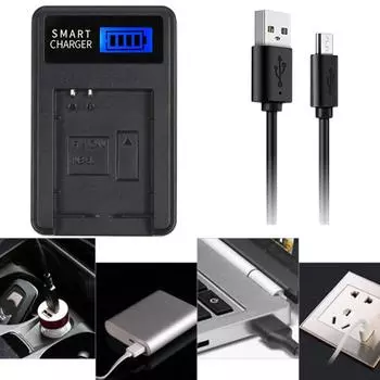 Тонкое и легкое зарядное устройство USB NB6L для камер с ЖК-экраном для камер Canon PowerShot S100 S110 Easy Power