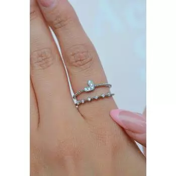 Тонкое кольцо «Маленькое сердце» Кольцо «Сердце»