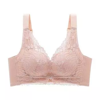 Тонкое нижнее белье, женское нижнее белье с маленькой грудью, сексуальный кружевной верх с поддержкой, противопровисающий, дышащий, приятный для кожи, бюстгальтер без стальных колец 80B