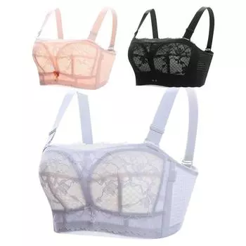 Тонкое женское нижнее белье без бретелек, нескользящая обертка на груди, сексуальный топ без стального кольца 34/75B