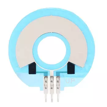 Тонкопленочный датчик положения, высокочувствительный, сопротивление 160 кОм, резистивный кольцевой датчик давления положения