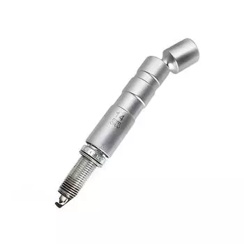 Тонкостенная головка для свечей зажигания 14 мм, 12-точечные головки для свечей зажигания, лазерные инструменты серебряный