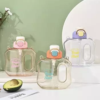 Тонная бочка для воды, устойчивая к высоким температурам, летняя студенческая портативная спортивная бутылка, красивая тонная чашка, уличная портативная чашка 1010ml