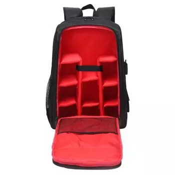 TONO New Outdoor Professional Dslr Camera Backpack Slr Triped Digital Camera Bag Photography Camera Video Bag 17 inch красный