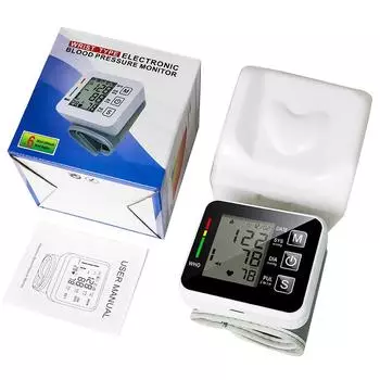 Тонометр автоматический на запястье с LCD-дисплеем