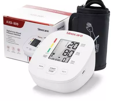 Тонометр автоматический, режимы для двух пользователей белый